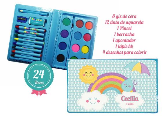 Estojo de Pintura 24 Peças