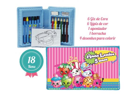 Mini Estojo de Pintura 18 peças