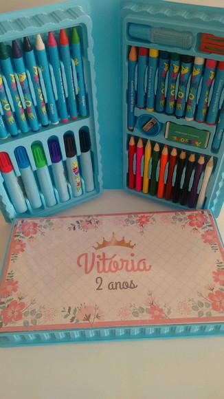Estojo de Pintura 48 peças