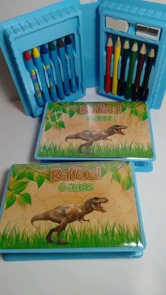Estojo de Colorir Dinossauros