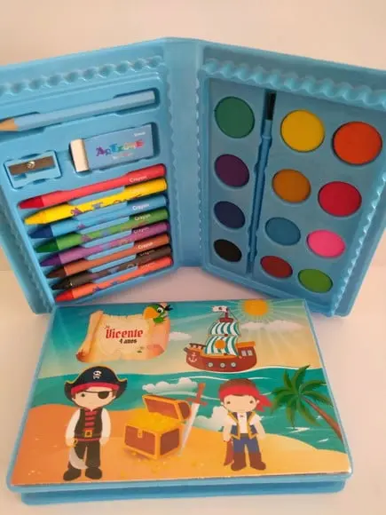 Estojo de Colorir Piratas