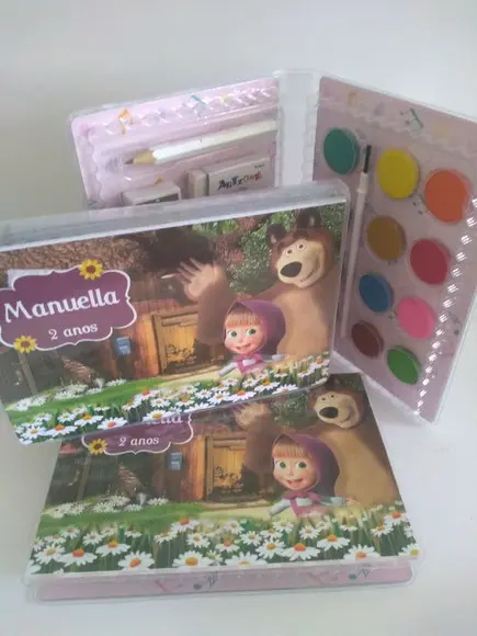 Estojo de Colorir Marcha e o Urso
