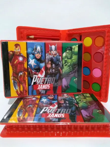 Estojo De Pintura Avengers