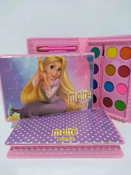 Estojo de Colorir Rapunzel