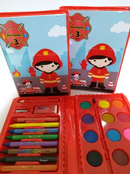 Estojo de Colorir Bombeiros