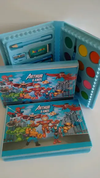 Estojo de Pintura Avengers