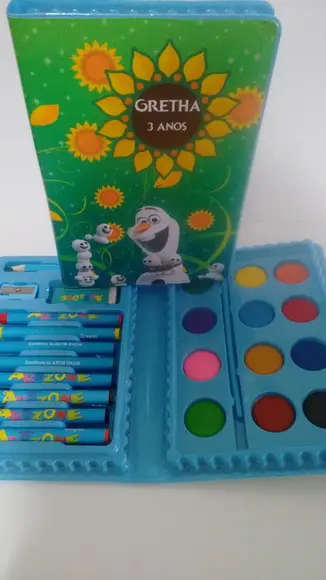 Estojo de Colorir frozen