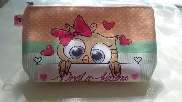 Necessaire Corujinha (tamanho G)