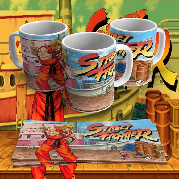 Caneca Street Fighter Ken