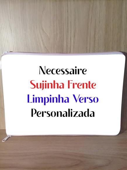 Kit Necessaire Sujinha Limpinha + Necessaire Higiene Bucal