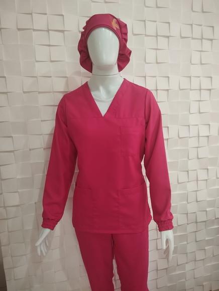 Scrub Pijama Cirurgico com Manga Longa (touca Brinde)