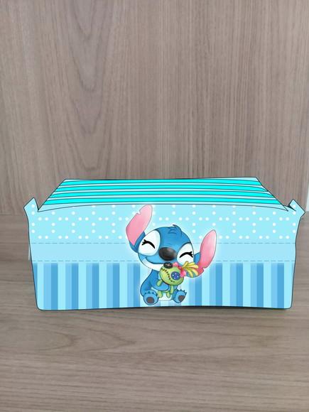Estojo Escolar 4 Zíperes Stitch