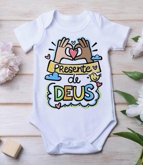 Body para Bebê Presente de Deus