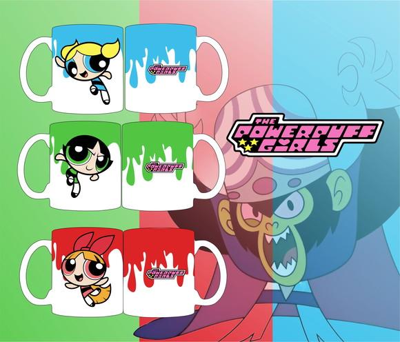 Coleção 3 Canecas Meninas Super Poderosas