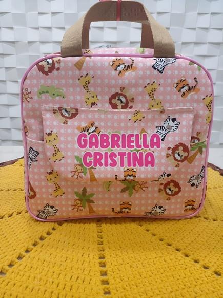 Bolsa para Bebê Safári Rosa