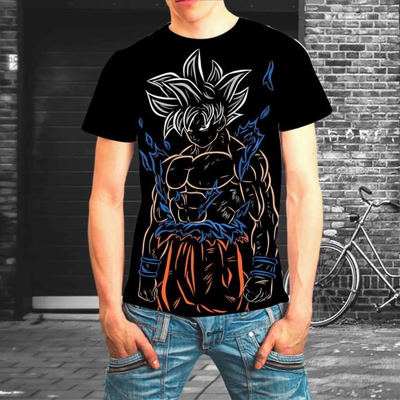 Camiseta Sublimação Total Dragon Ball #2