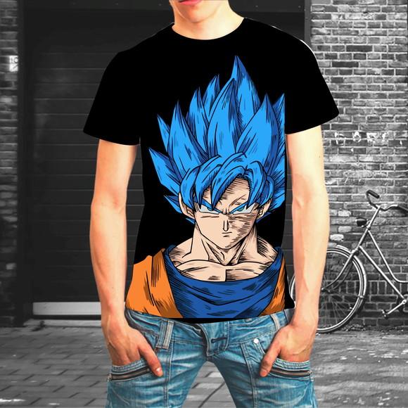 Camiseta Sublimação Total Dragon Ball #4