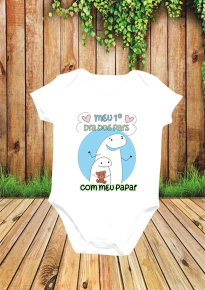 Body Para Bebê Meu Primeiro Dia Dos Pais Com Meu Papai
