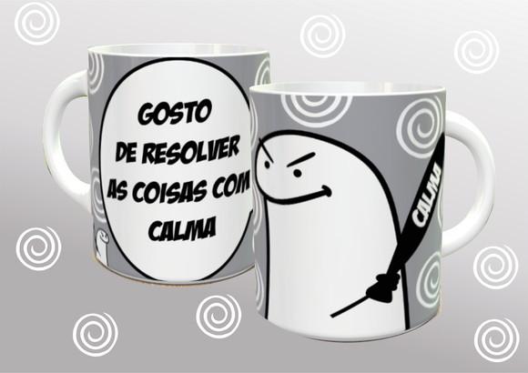 Caneca Gosto De Resolver As Coisas Com Calma