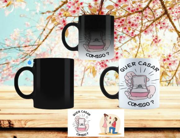 Caneca Mágica Pedido de Casamento
