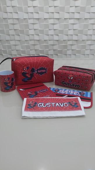 Kit Volta Ás Aulas Homem Aranha