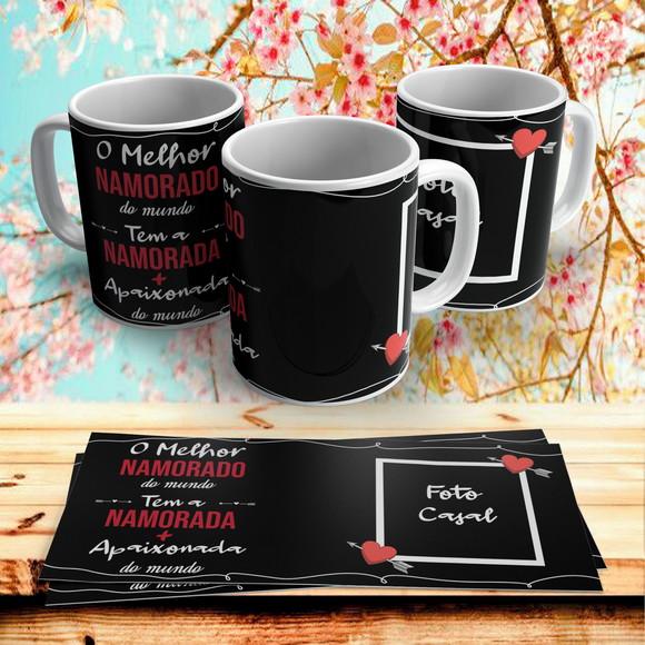 Caneca O Melhor namorado do Mundo tem a Namorada mais ...