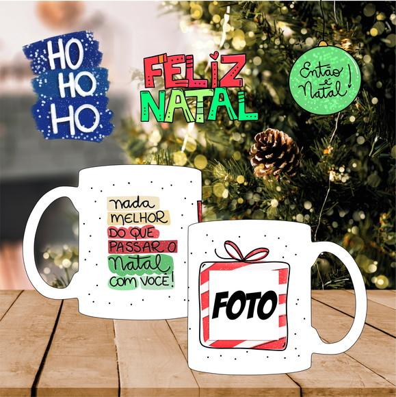 Caneca Personalizada Hohoho Feliz Natal
