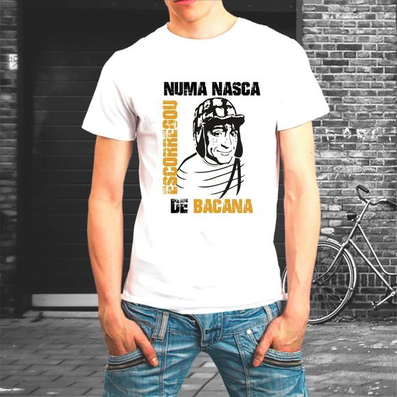 Camiseta Personalizada Escorregou Numa Nasca de Bacana