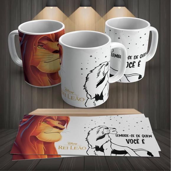 Caneca o Rei Leão Lembre-se de Quem Você É