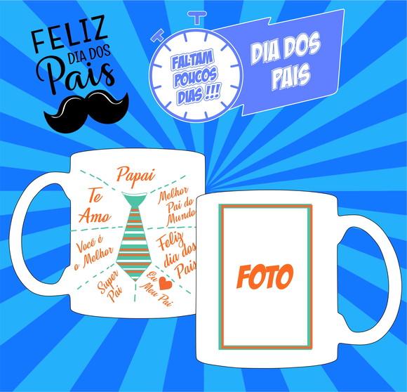 Caneca Papai Te Amo Melhor Pai do Mundo ...