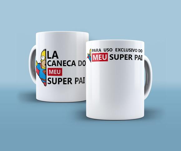 Caneca La Caneca do Meu Super Pai