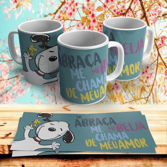 Caneca Dia dos Namorados Snoop Me Abraça Me beija ...