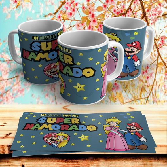 Caneca Dia dos Namorados Um Presente para Meu Super Namorado