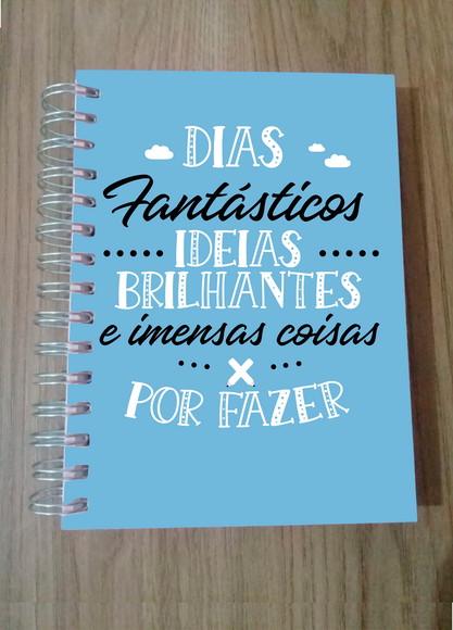Agenda Personalizada Dias Fantásticos Ideias Brilhantes