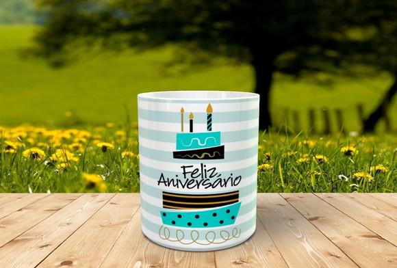 Caneca Personalizada Feliz Aniversário