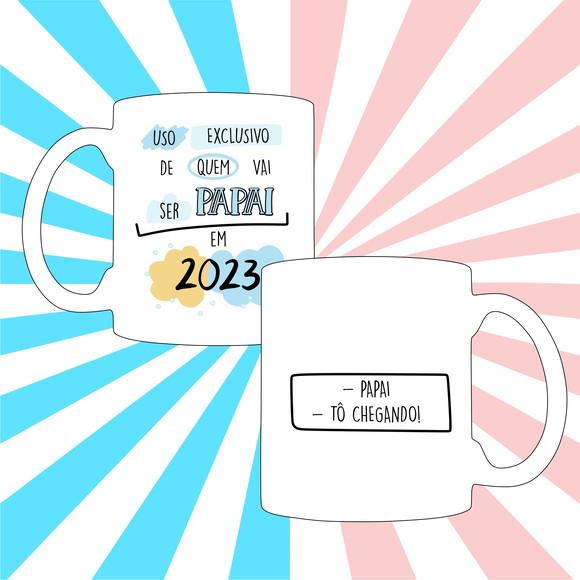 Caneca de Uso Exclusivo de Quem Vai Ser Papai em 2025