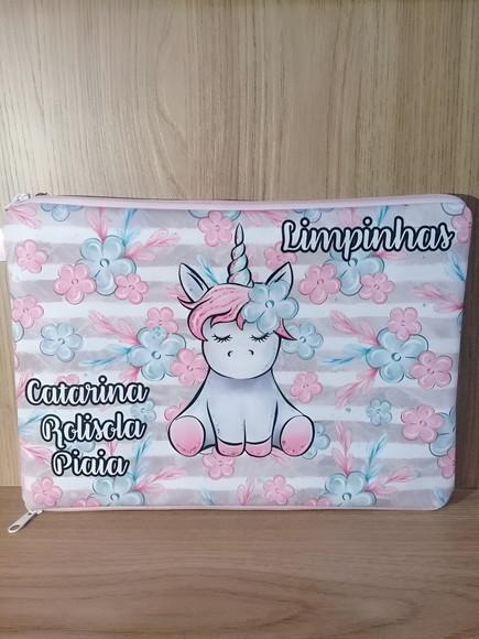 Necessaire Volta Ás Aulas Unicórnio