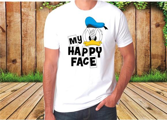 Camiseta Pato Donald My Happy Face