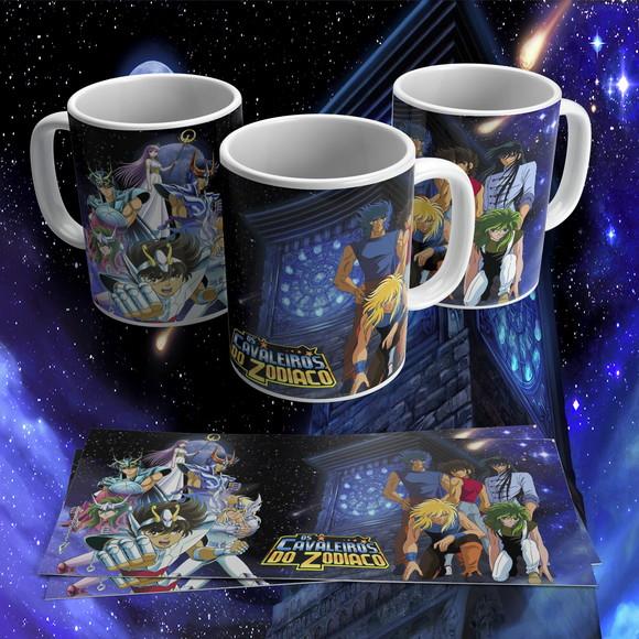 Caneca Cavaleiros do Zodiaco