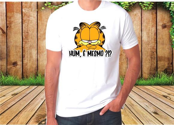 Camiseta Garfield Hum,è Mesmo?!?