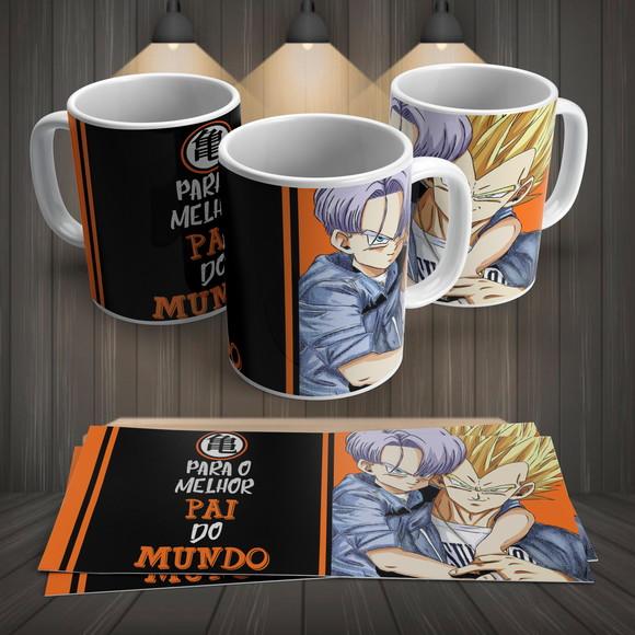 Caneca Dragon Ball Melhor Pai do Mundo