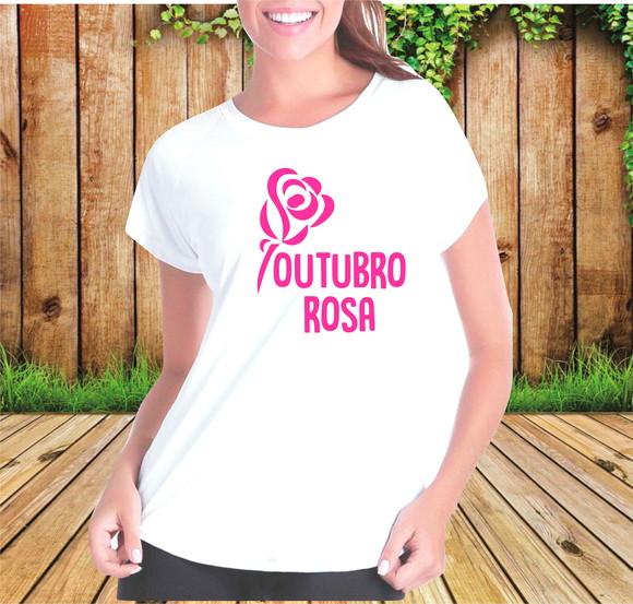 Camiseta Outubro Rosa #3