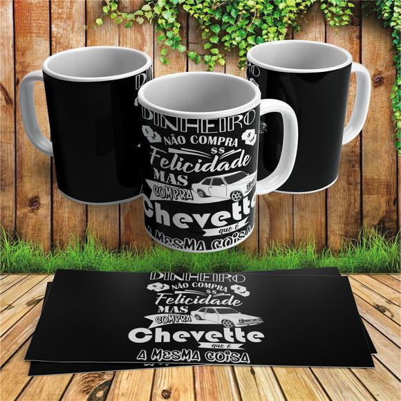 Caneca Dinheiro Não Compra Felicidade Mas Compra Chevette