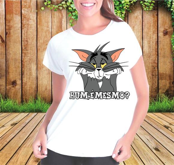 Camiseta T-shirt Gato Tom Irônico