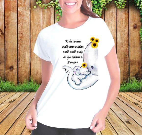 Camiseta Ela Amava Muito Uma Menina ...