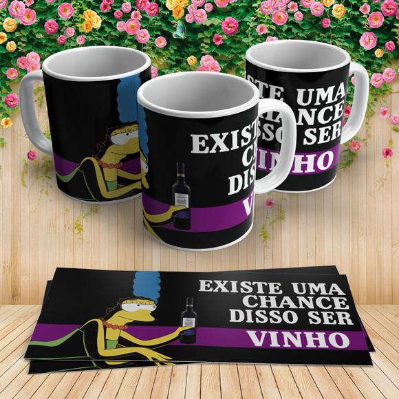 Caneca Existe Uma Chance Disso Ser Vinho