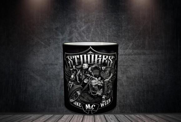 Caneca Os 3 Patetas Motoqueiros