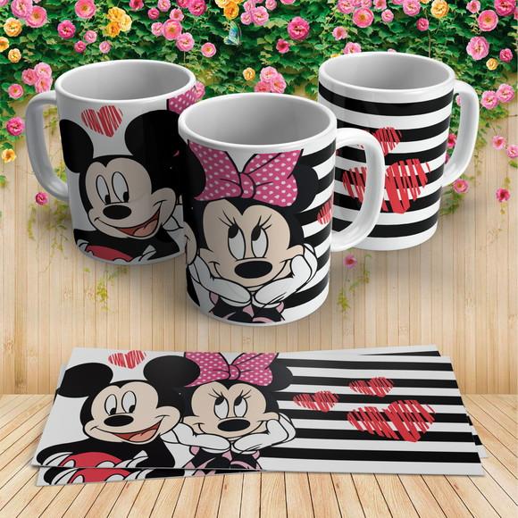 Caneca Mickey E Minnie Apaixonados