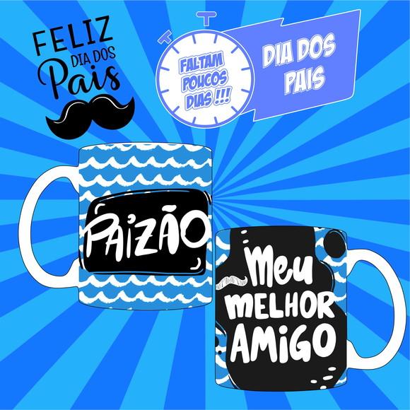 Caneca Dia dos Pais Paizão Meu Melhor Amigo