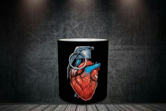 Caneca Coração Granada